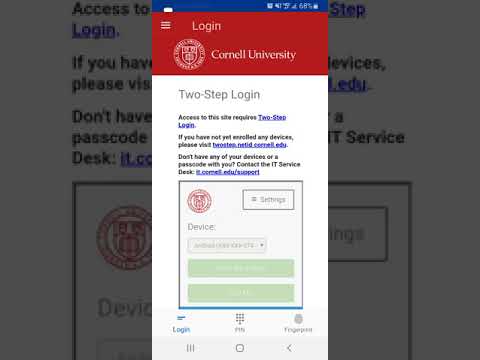 Two-Step login with GET