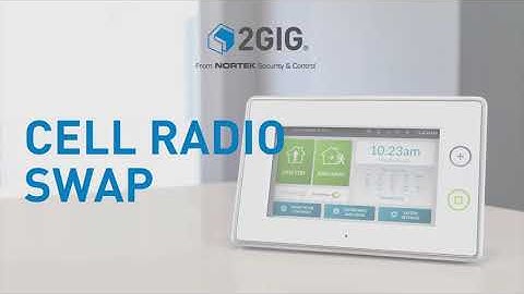 How To: 2GIG Security Panel / GC3 Cell Radio Swap