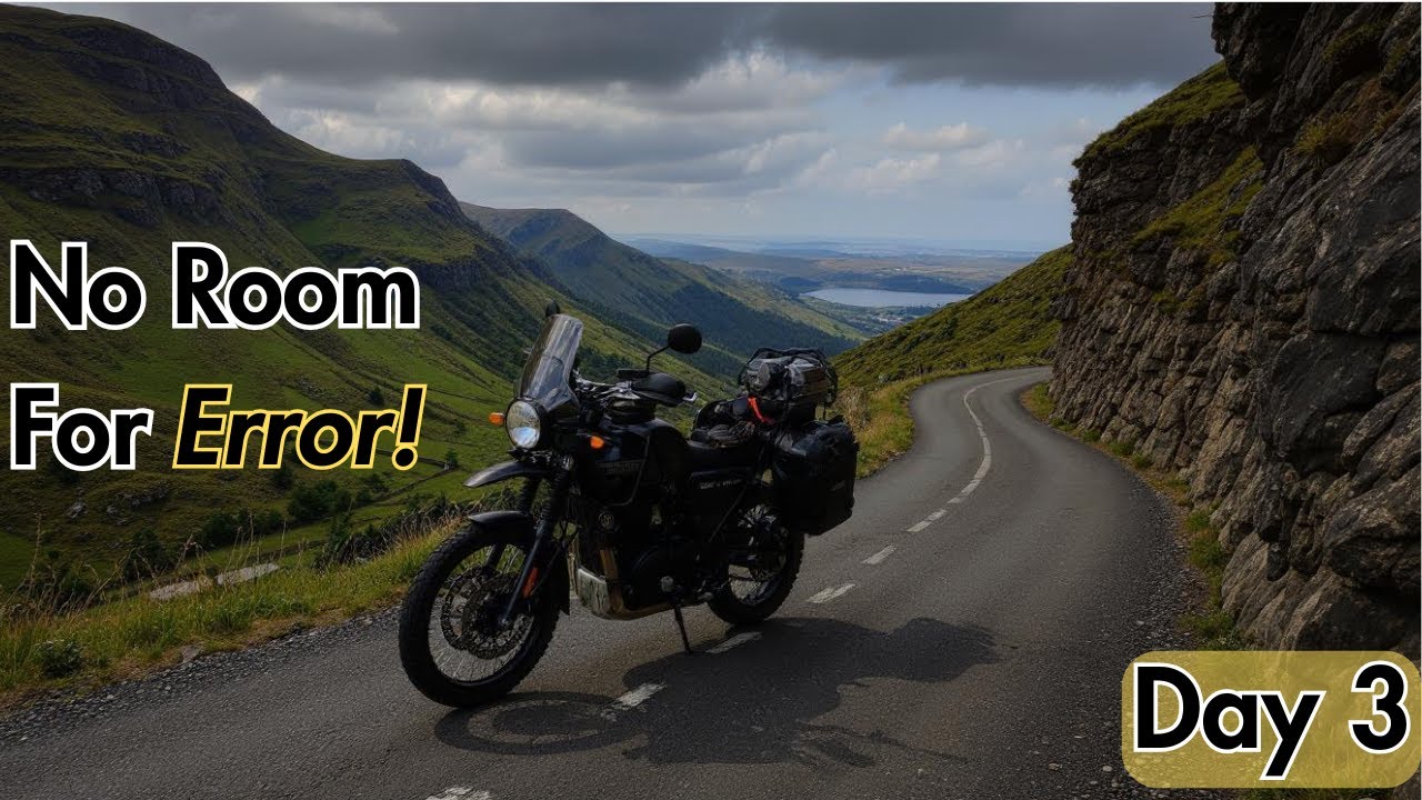 Royal Enfield Himalayan 411 Takes on the Lake District’s Steepest Descent! 