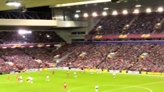 : Besiktas taraftari Liverpoolu inletiyor