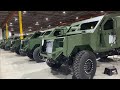Roshel is increasing production of the new senator mrap armored vehicle