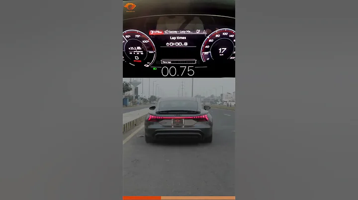 Audi e-tron GT 0-100 KM/H Acceleration 🚀 - 天天要闻