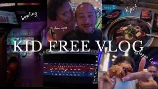 The Perfect Kid-Free Date Night! KPot & Bowling Fun! 🎳🍲