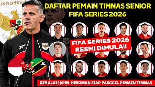 JOHN HERDMAN CALLED UP! Here are the Indonesian National Team Players Available in FIFA SERIES 2026