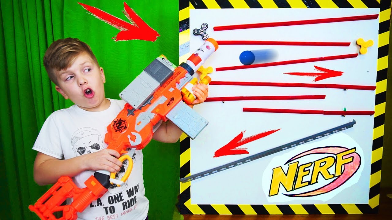 Что ПОСТРОИЛ Матвей?!?!? Папа в ШОКЕ!!! НЕРФ-ФАН по-любому Челлендж от Матвей Котофей