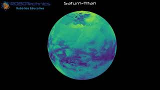 Saturn Moon Titan Python Numerical Simulation based on NASA topography