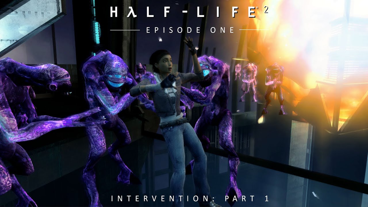 My daughter Paris plays Half Life 2 Episode 1: Intervention Part 1