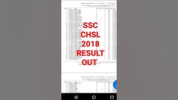SSC CHSL 2018 Results out / #shorts #shortsvideo #youtubeshorts #sscchslresult2018 #ssc_chsl