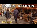 Paris Reopen - Walking tour around Galeries Lafayette and Gare Saint-Lazare [4K]