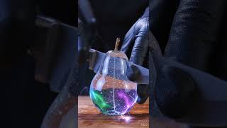 Forbidden Fruit Experiment #7 🌌🍐#satisfying #asmr #relaxing #aivideo