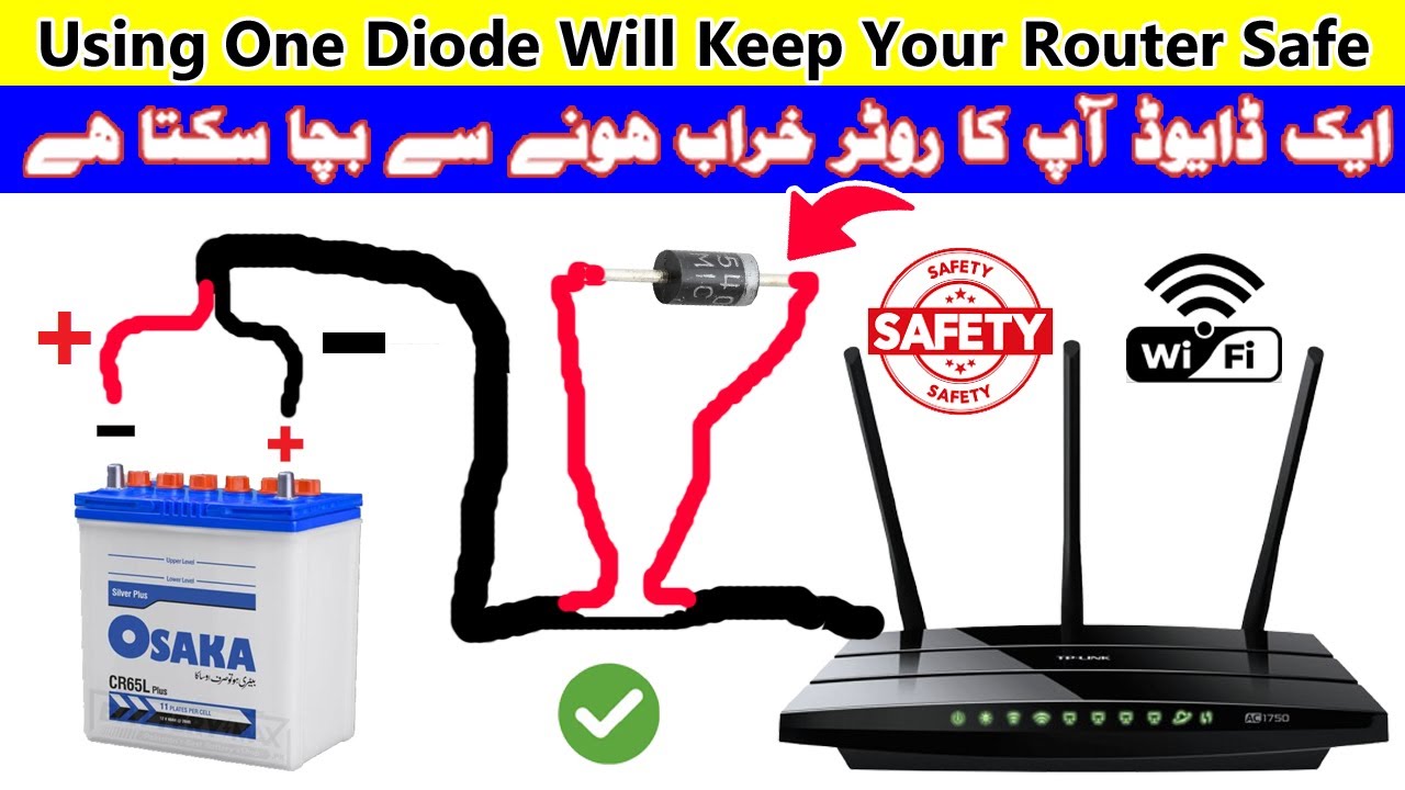 Wifi Router On Battery | 12V Battery Se Router Kaise Chalaye | Huawei ...