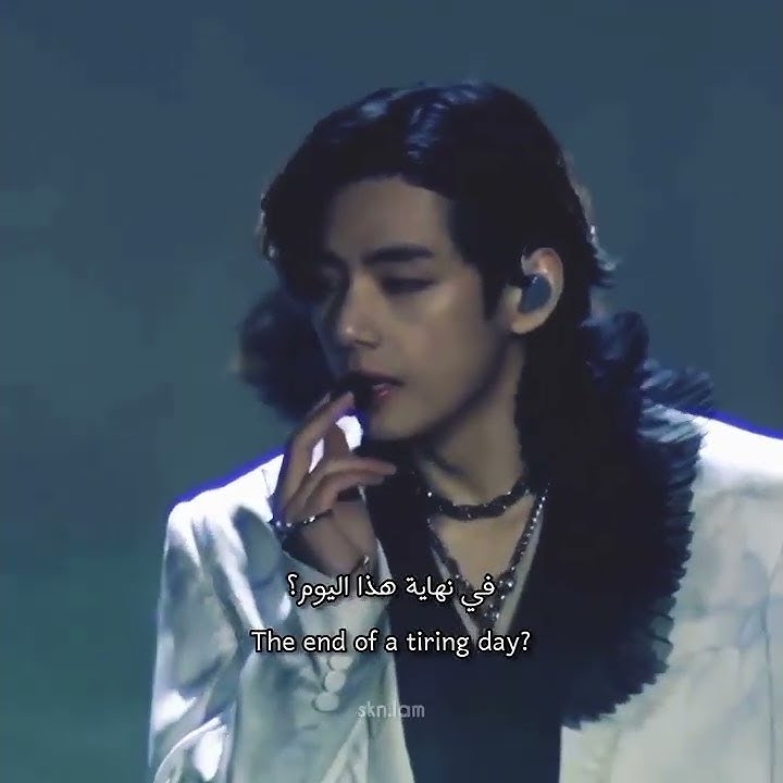 Kim Taehyung blue & grey Lyrics ENG/AR 🔥[PTD ON STAGE SEOUL] WhatsApp status . #SVK #AVK