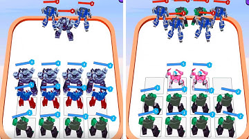 Make Robots Merge Attack, Robot Transform Merge Master ⭐ Merge Simulator Battles