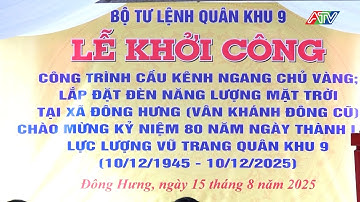Khởi công công trình cầu Kênh Ngang Chủ Vàng tại xã Đông Hưng | Truyền hình An Giang 2