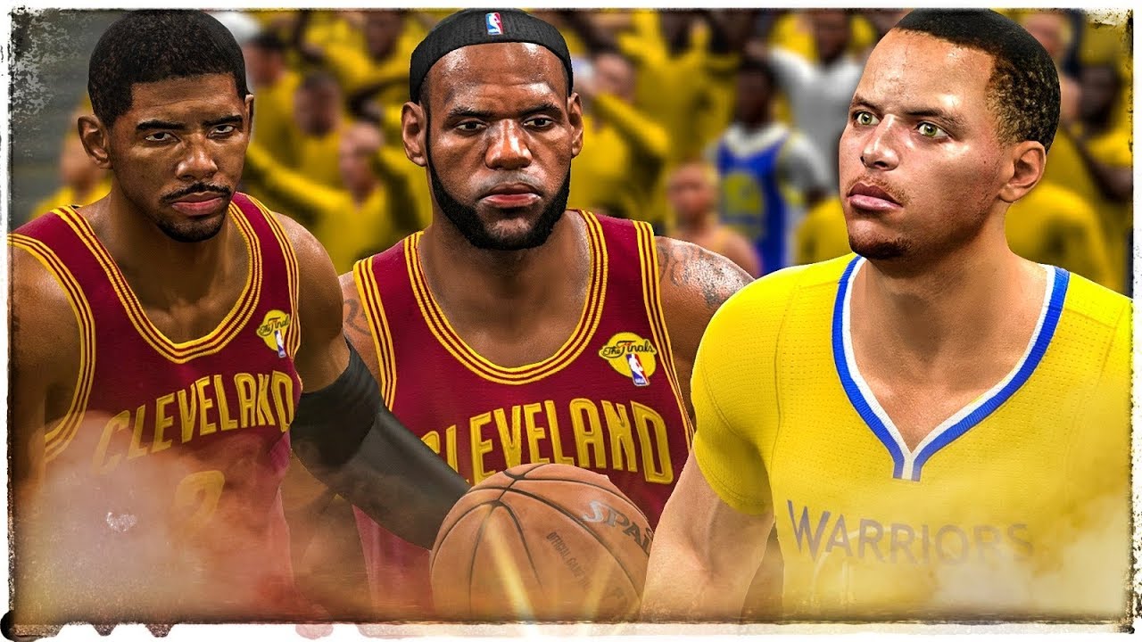 NBA Live 14 🏀 Kyrie and Lebron Ballin Hard on The Warriors!!! This game is still fun!