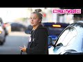 JoJo Siwa Is Asked What She Wants For Christmas While Arriving In Her Lamborghini At Crane Salon