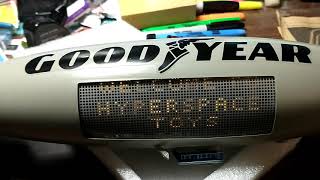Revell Goodyear Blimp w/Hyperspace Toys Custom Message Scroll (1975)
