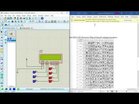 Penggunaan ASCII pada LCD 16x2 - YouTube