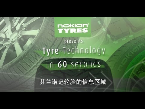 Tyre technology in 60 seconds: Nokian Tyres Info field, Chinese subtitles