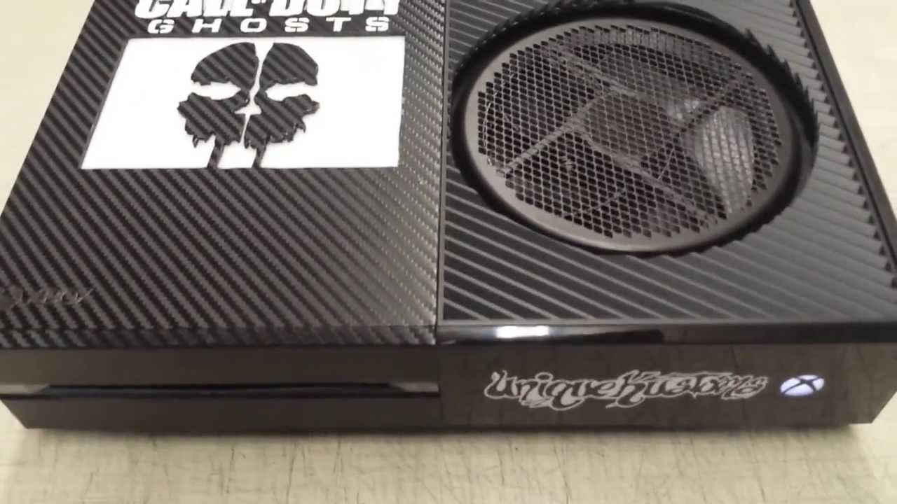 XBOX ONE CUSTOM Call Of Duty GHOST CASE - YouTube.