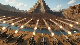 Epic Pyramid City Defense: T90 Cannon & T-45 Shotgun vs Troll & Alien Forces | UEBS 2 screenshot 3
