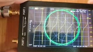 Определение волнового сопротивления кабеля с помощью АА  NanoVNA-F