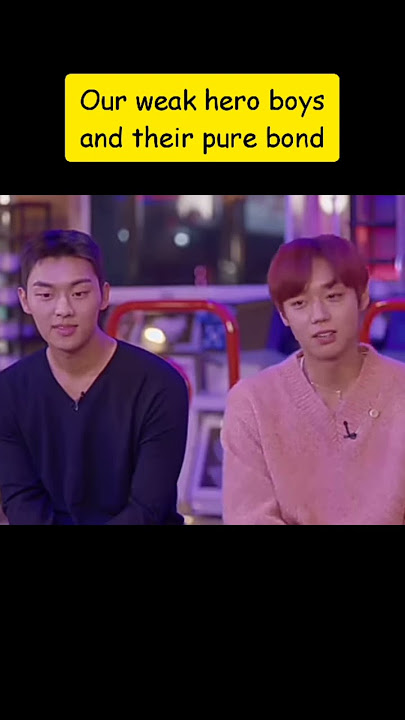Choi Hyunwook being clingy and cutie to Park Jihoon #weakheroclass1 #kdrama