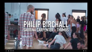 Sabrina Carpenter - Thumbs Philip Birchall Choreography