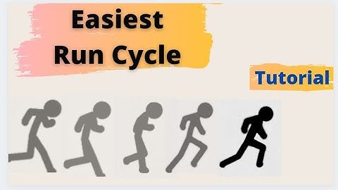 How To Make a Stickman Running Animation (Easiest Run Cycle Tutorial- 2021)