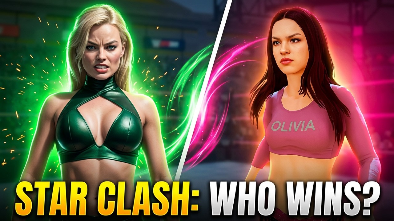 Star Clash: Margot Robbie vs. Olivia Rodrigo - YouTube