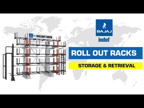 INDEF Roll Out Racks - video from Bajaj Indef