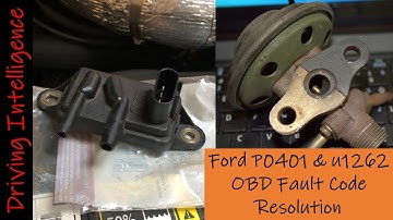 How To Diagnose & Repair / Fix Ford EGR Circuit Failure P0401 & U1262 Communications Fault:  F150