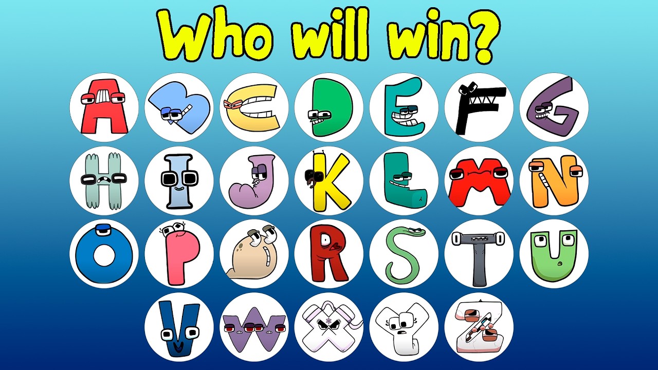 26 ALPHABET LORE Marble Race Tournament - Who will win? - YouTube