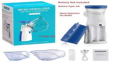 Portable Nebulizer Machine| Mesh Nebulizer| W302|Portable Nabulizer Review|Nebulizer for Kids,Adults