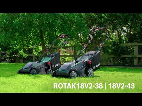Bosch ROTAK18V2-38 & 18V2-43 | Mehr Power für große Gärten