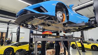 Lamborghini Huracan accident body measuring with Naja 3D