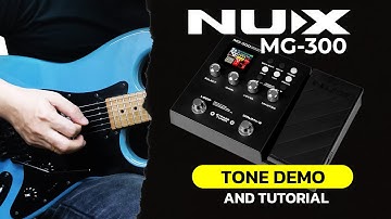 NUX MG-300 Tone Demo + Quick Recording & REAMP Tutorial + Patch Download