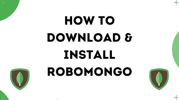 How to Download & install RoboMongo Or Robo 3T On Windows 10 | Introduction Robo 3T #mongodb#mongoDB