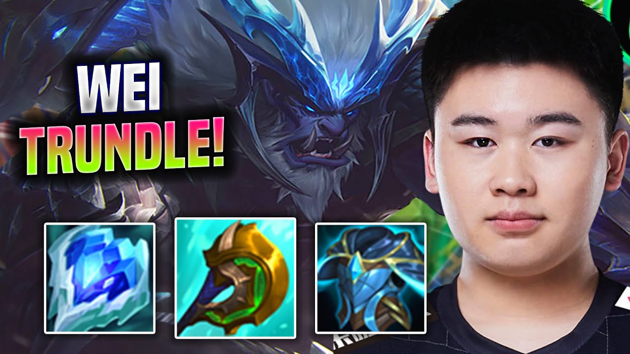 WEI PERFECT GAME WITH TRUNDLE JUNGLE! RNG Wei Plays Trundle Jungle vs Mordekaiser! Season