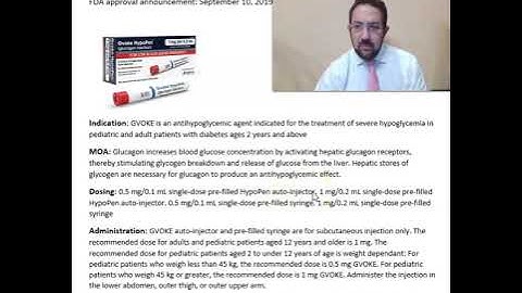 Gvoke (Glucagon) - hypoglycemia