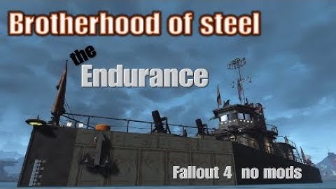 The Endurance Fallout 4 no mods 