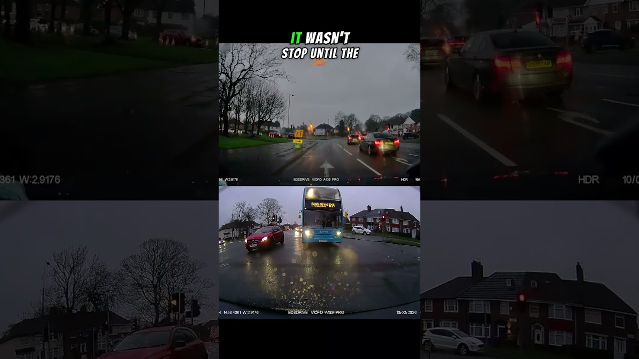 Опасная ситуация 😬 Мы чуть не попали в аварию на уроке вождения 