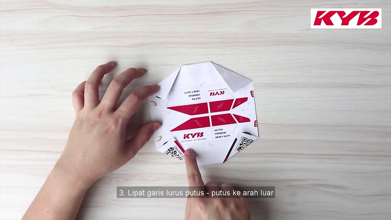 Tutorial Origami Kyb Mobil - Nota Bon