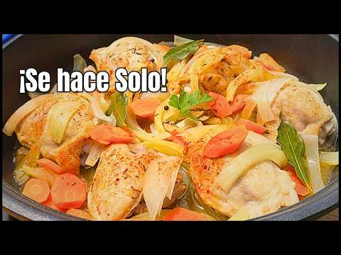 POLLO EN ESCABECHE Fácil ¡Se cocina casi SOLO! 🍗  - GUILLE RODRIGUEZ