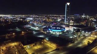 Downtown OKC (Bricktown) Night Flight Flight