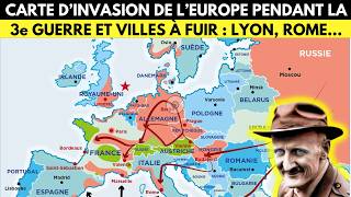 Carte d'invasion de l'Europe selon 20 prophéties et VILLES A FUIR EN EUROPE : Lyon, Londres, Rome...