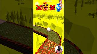 Which Cute Ball Pass this Lava Bridge 🤯 Let's See ⁉️#shorts #gaming #youtubeshorts #games