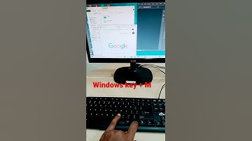 How To Easily Minimize All Tab On Your Desktop Screen(keyboard shortcut)!#shorts