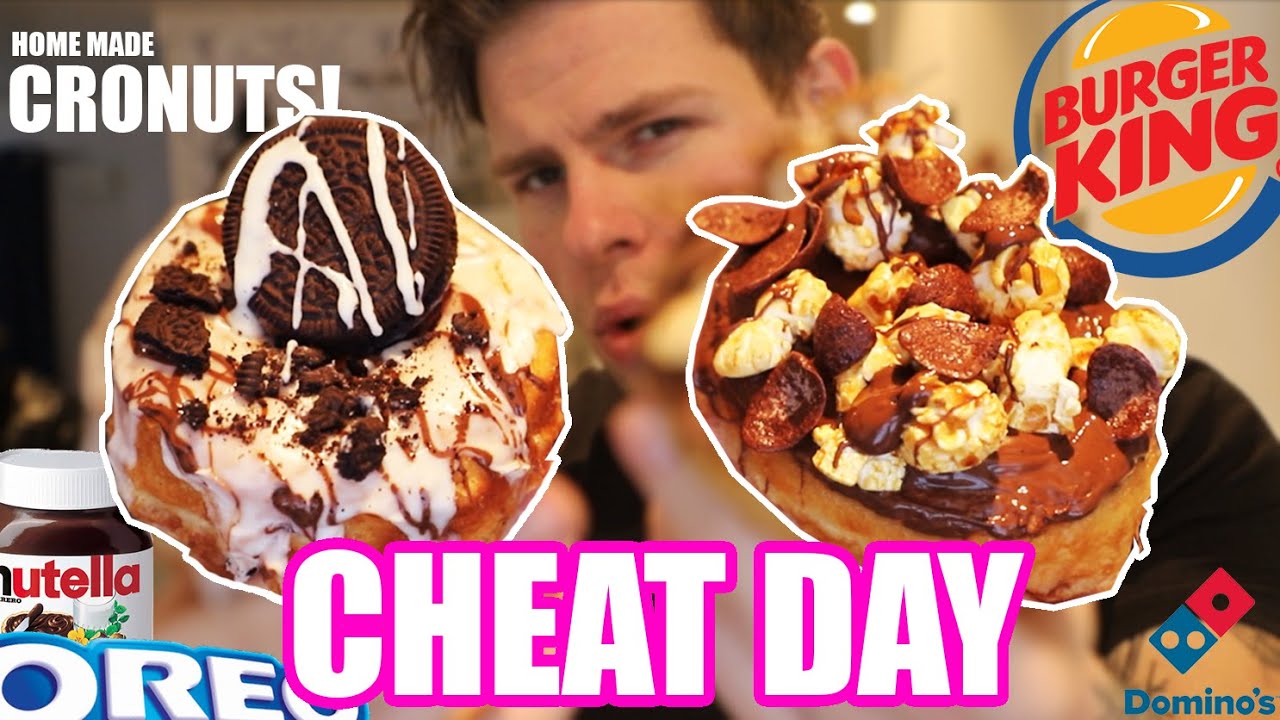 EPIC CHEAT DAY| Home Made Cronuts - YouTube