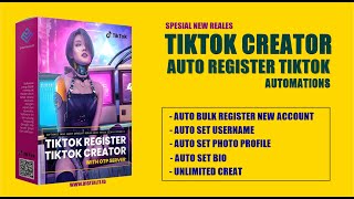 TIKTOK CREATOR SOFTWARE  - TIKTOK AUTO REGISTER BOT | CARA DAFTAR AKUN TIKTOK MASAL screenshot 3